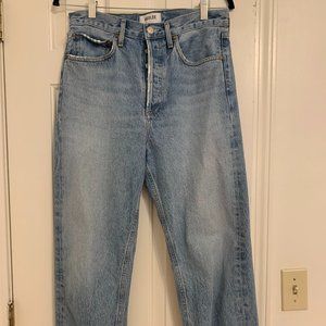 Agolde 90's Mid-Rise Loose Fit Jeans in Affair